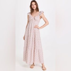 English Factory flutter floral sleeve maxi dress Size Small